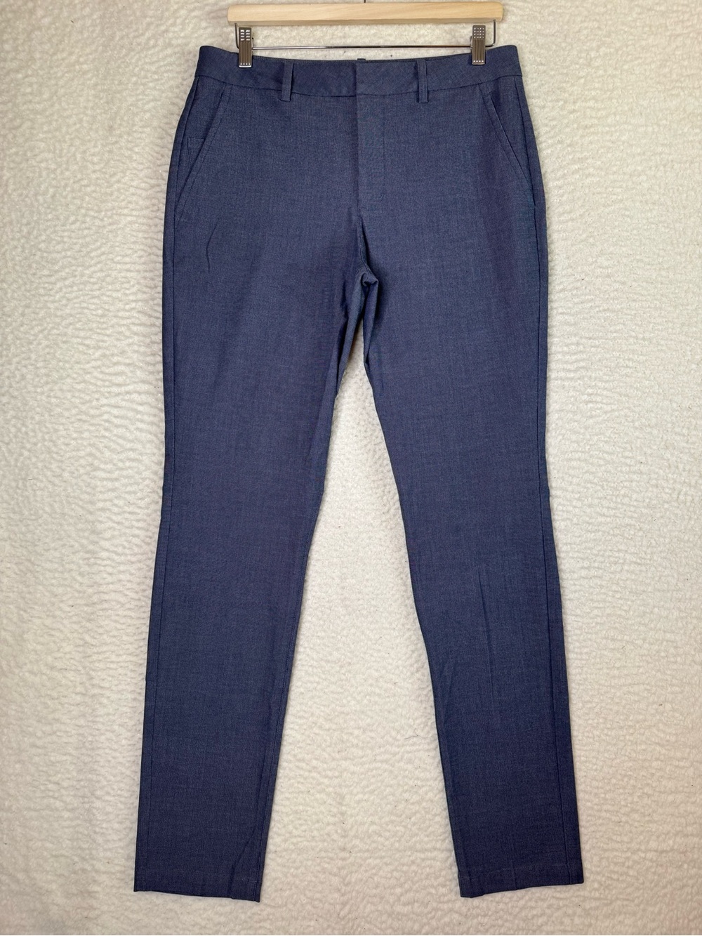 Kit + Ace En Route Slim Pants Navy Chambray Men's Size 34
